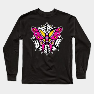 Butterfly and spider web Long Sleeve T-Shirt